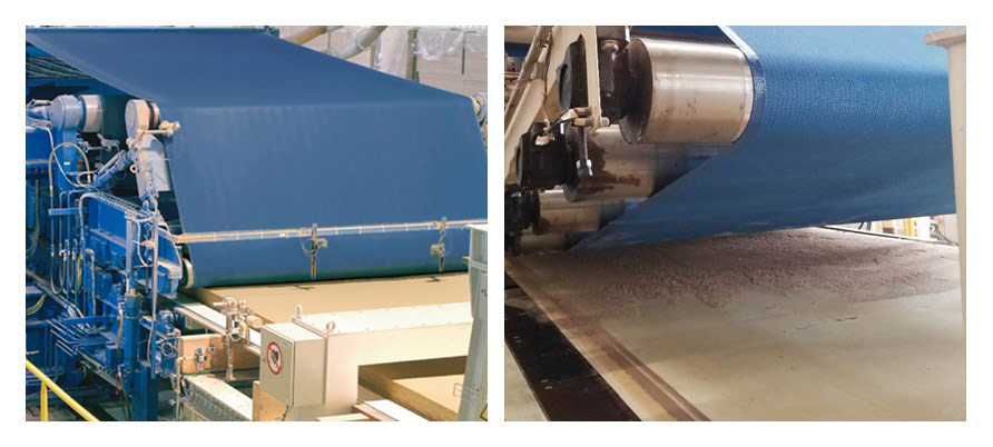 Antistatic Synthetic Mesh Belts for Wood Fiber boards