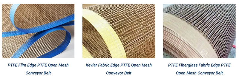 PTFE Mesh Belting Edge Types PTFE Mesh Belting Edge Types