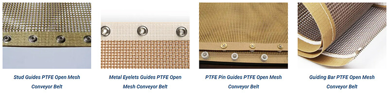 PTFE Mesh Belting Guide Bar Options PTFE Mesh Belting Guide Bar Options